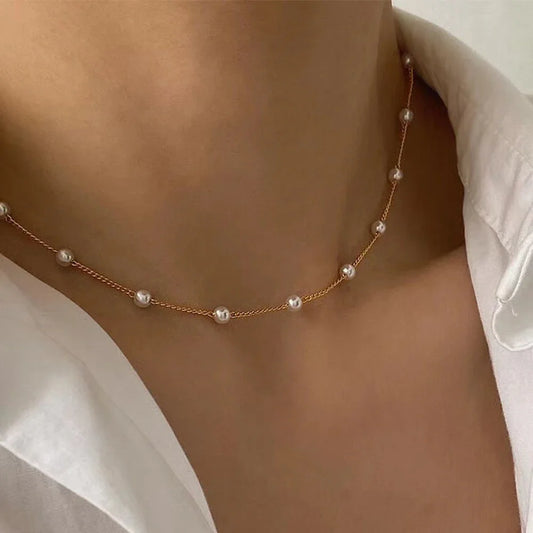 Perlen Choker Halskette